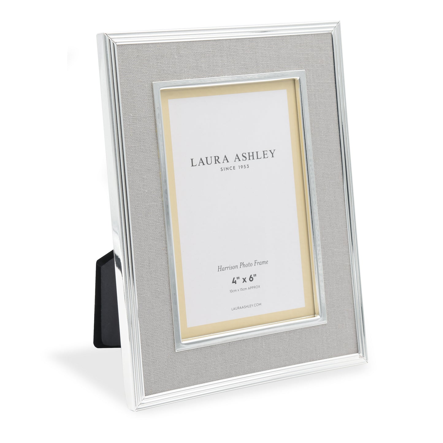 Laura Ashley Harrison Photo Frame Charcoal 4 x 6"