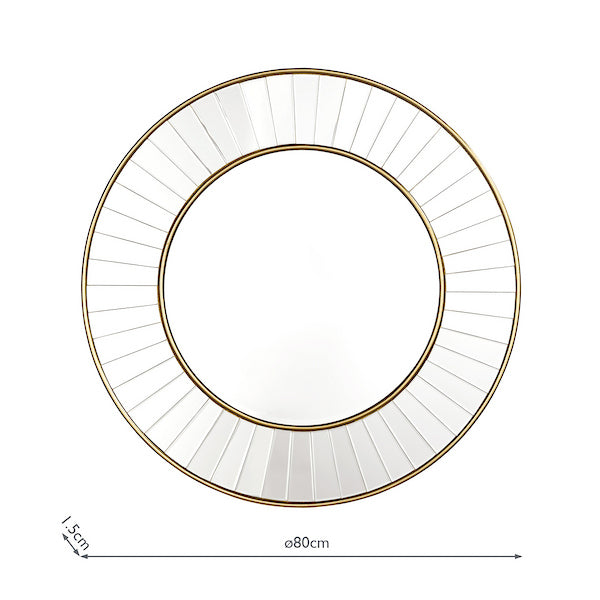 Clemence Medium Round Mirror