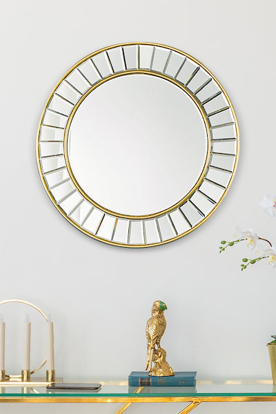 Clemence Small Round Mirror