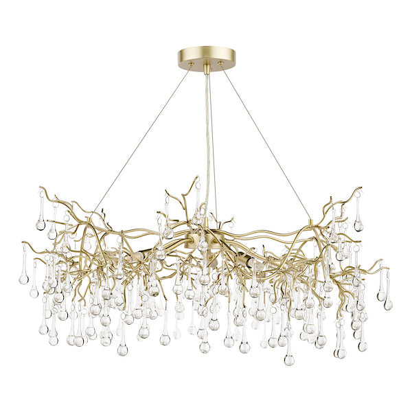 Willow Grande 5 Light Pendant Champagne Crystal