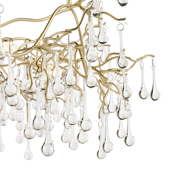 Willow Grande 5 Light Pendant Champagne Crystal