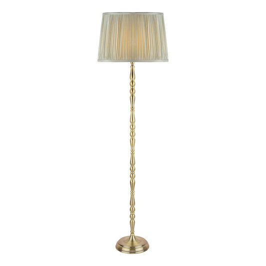Corey Floor Lamp Antique Brass Base Only