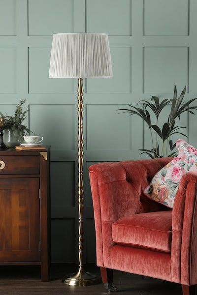 Corey Floor Lamp Antique Brass Base Only