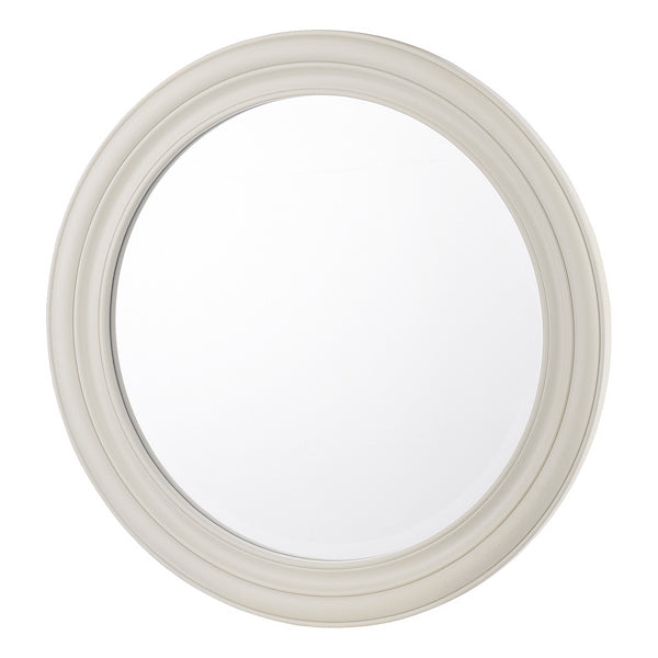 Tate Round Mirror Ivory