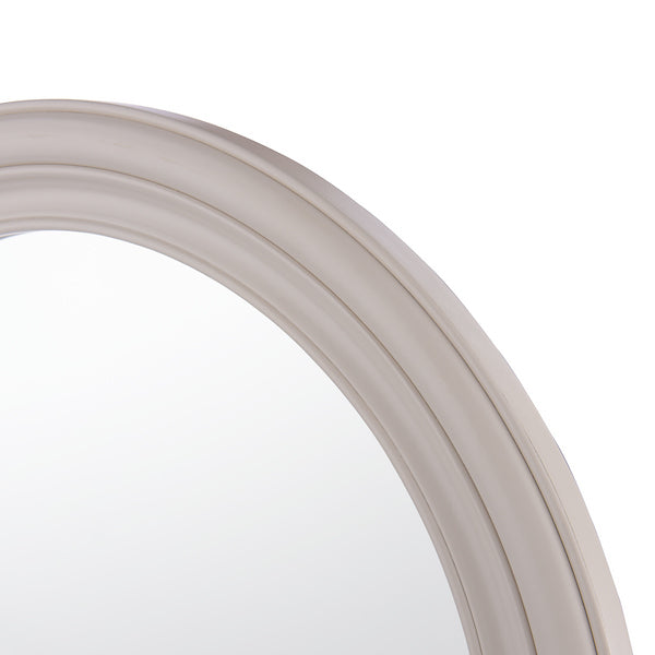 Tate Round Mirror Ivory