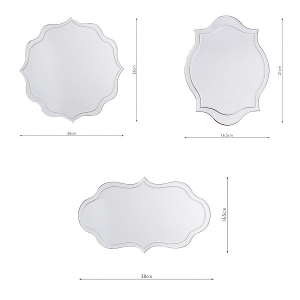 Rochelle Set of 3 Mirrors