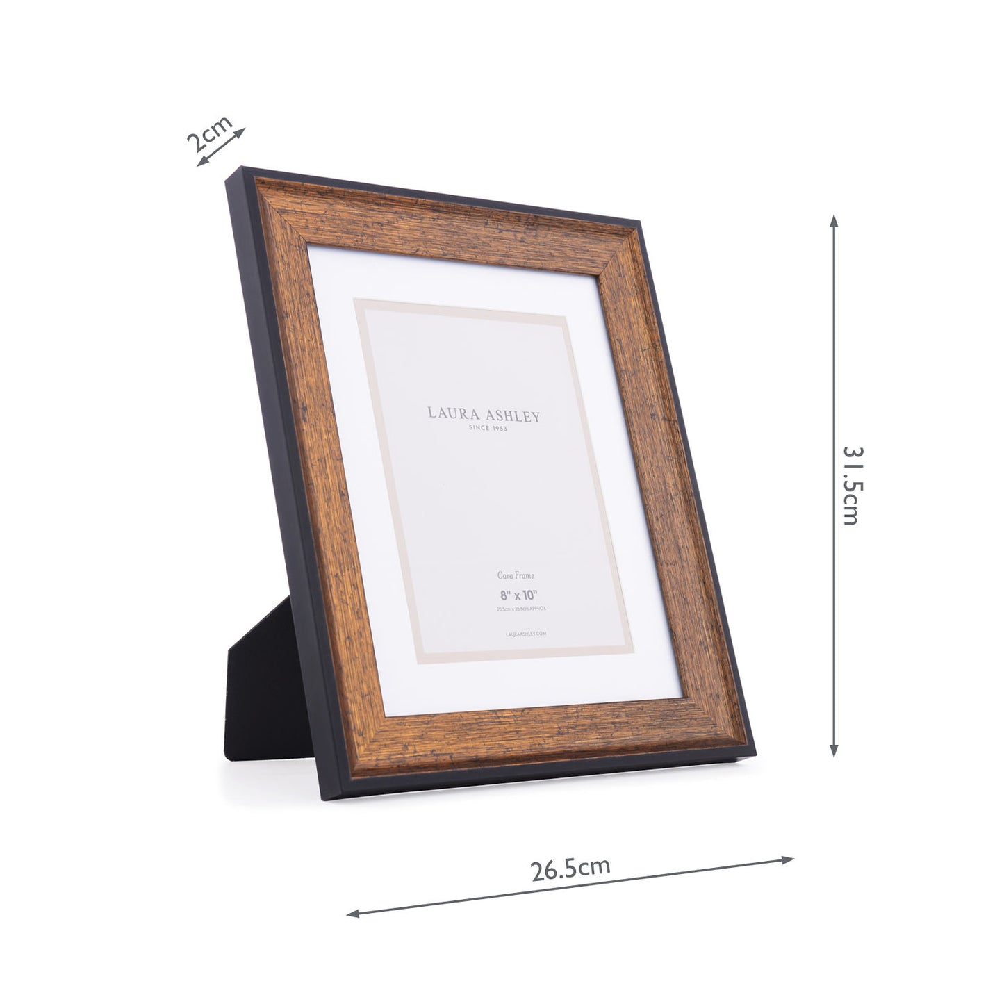 Laura Ashley Cara Photo Frame Bronze 8 x 10"