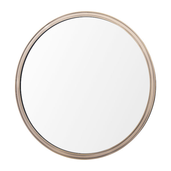 Harrington Round Mirror Antique Brass
