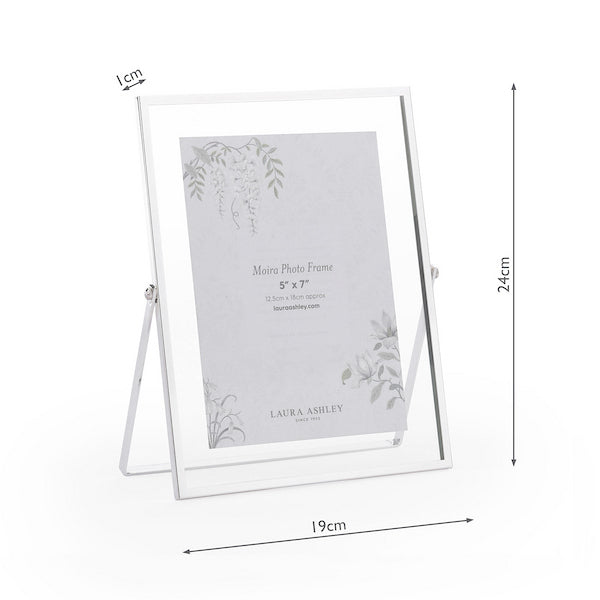 Moira 5" x 7" Photo Frame Silver