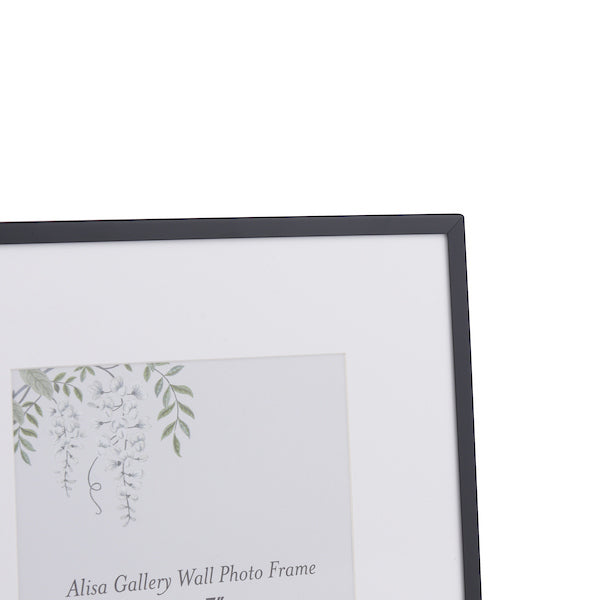 Alisa Gallery Wall Photo Frame Set of 6 Matt Black