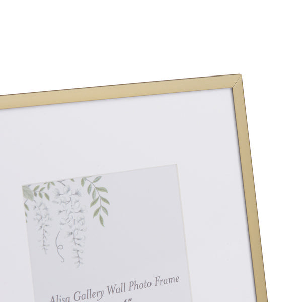 Alisa Gallery Wall Photo Frame Set of 6 Matt Gold