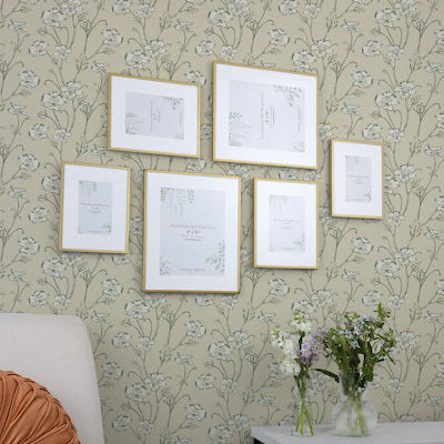 Alisa Gallery Wall Photo Frame Set of 6 Matt Gold