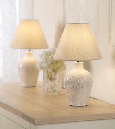 Pussy willow Table Lamp Twin Pack