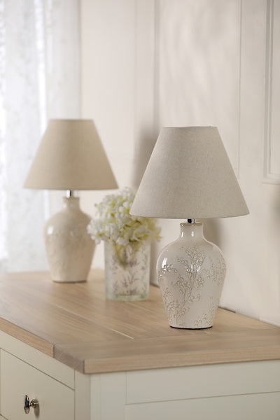 Pussy willow Table Lamp Twin Pack