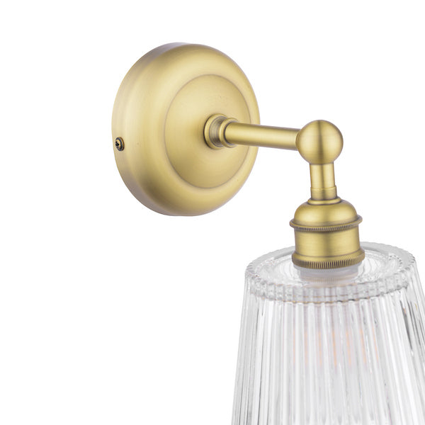Callaghan Bathroom Wall Light Antique Brass