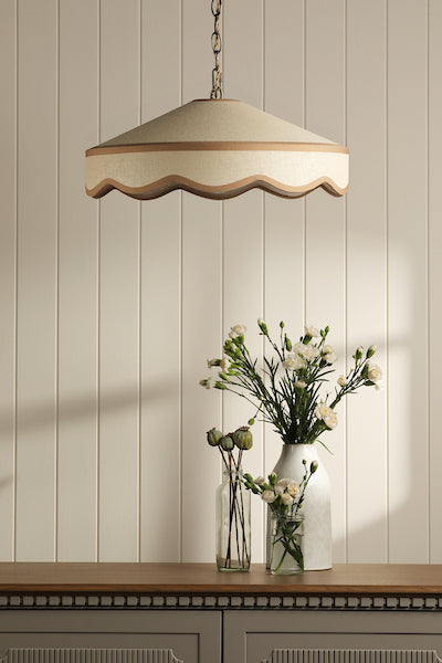 Buckenham 1 Light Pendant Rattan
