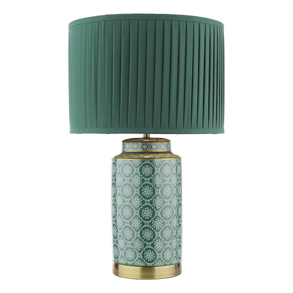 Knipton Table Lamp Green