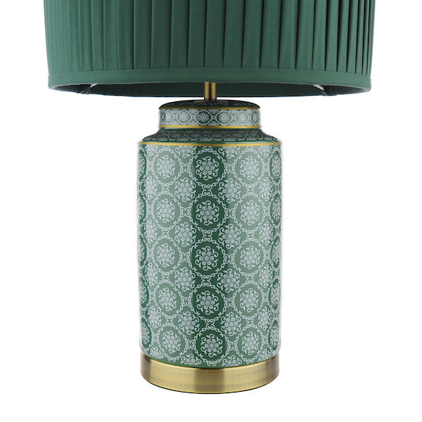 Knipton Table Lamp Green