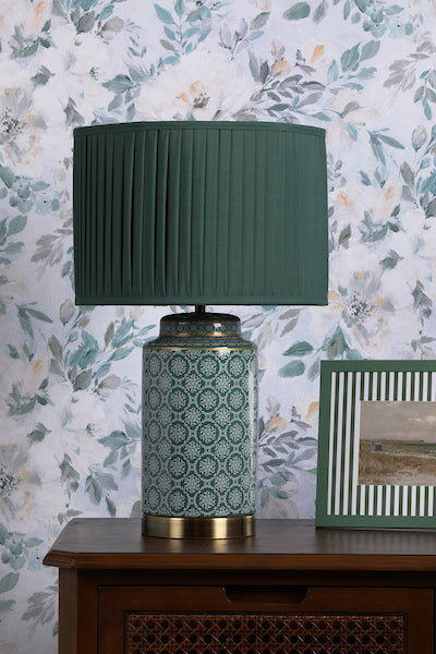 Knipton Table Lamp Green