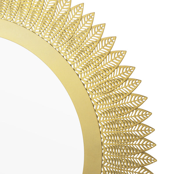 Rushden Mirror Gold 60cm