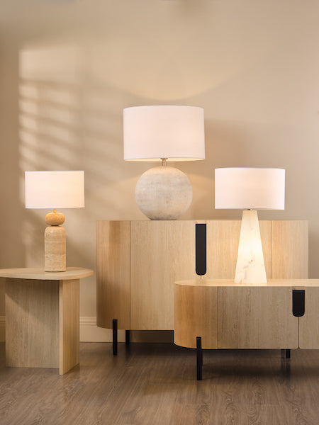 Paget Dual Lit Alabaster Table Lamp