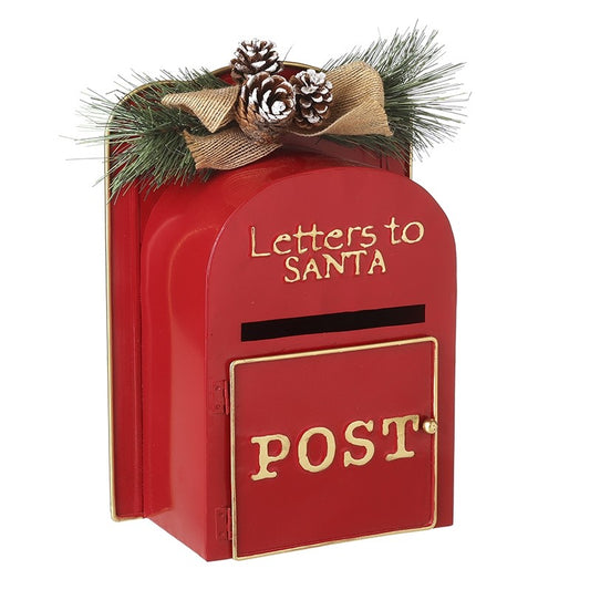 Letters to Santa metal postbox.