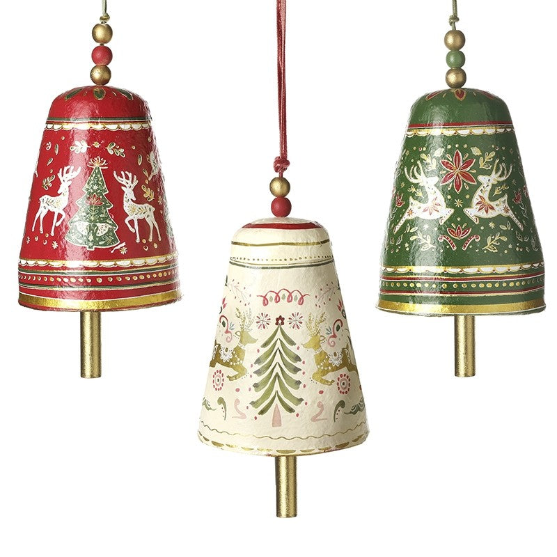 Christmas bell reindeer & tree design