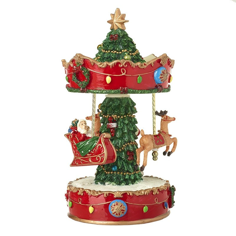Santa Sleigh Spin Merry Go Round