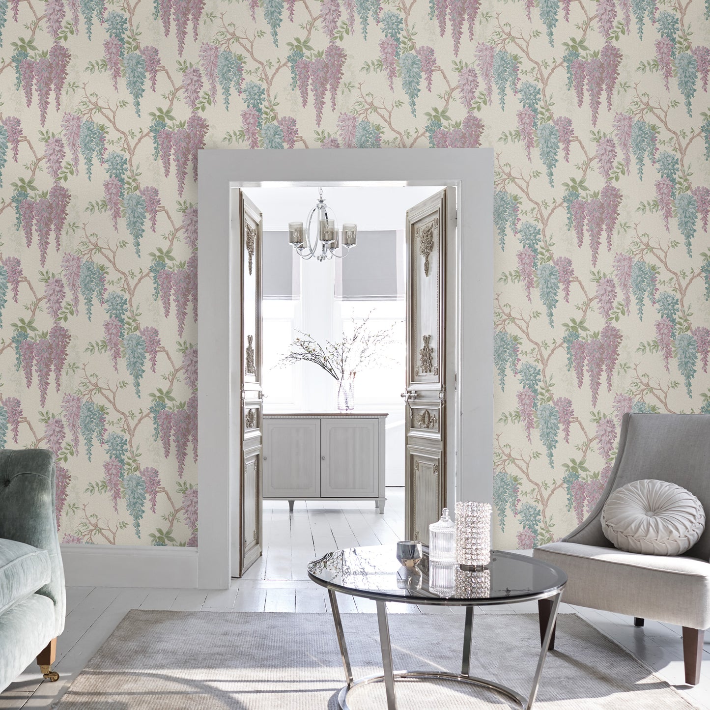 Laura Ashley Wisteria Wallpaper