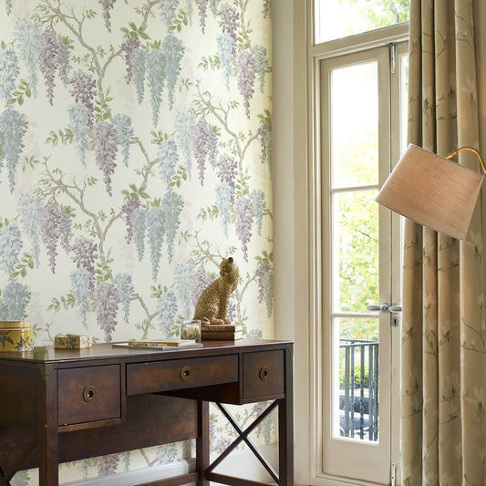 Laura Ashley Wisteria Wallpaper